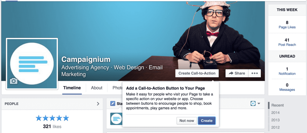 Add Facebook Call To Action Button