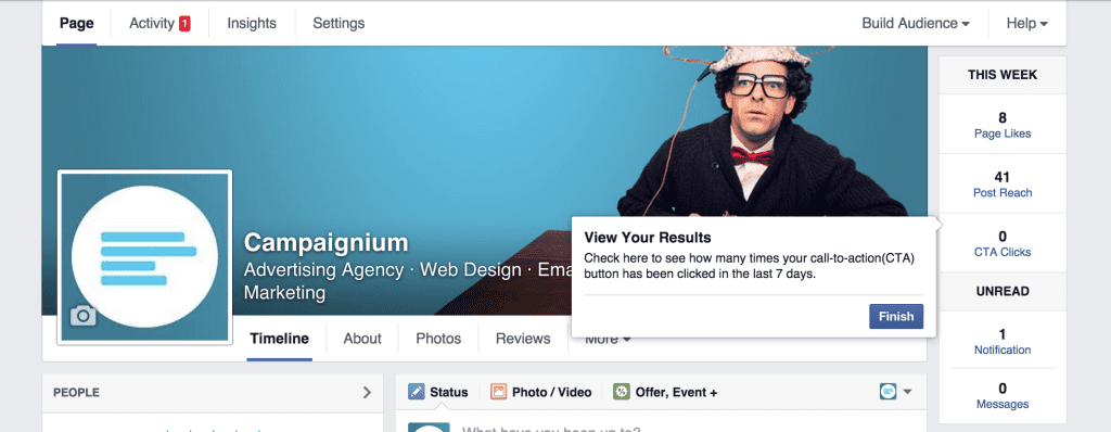 Facebook Call To Action Clicks