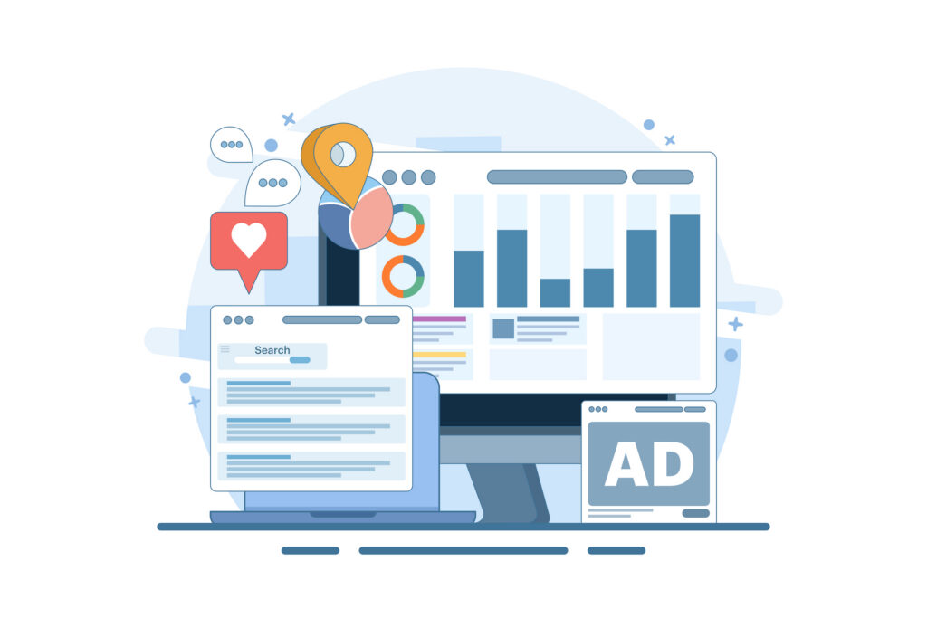 Google ads Performance Max concept illustration